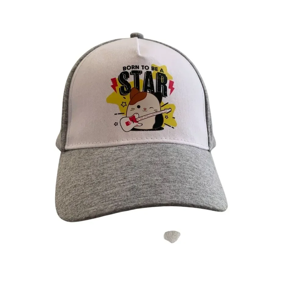 Squishmallows Youth Girls Kids Adjustable Born To Be A Star Baseball Hat Cap New